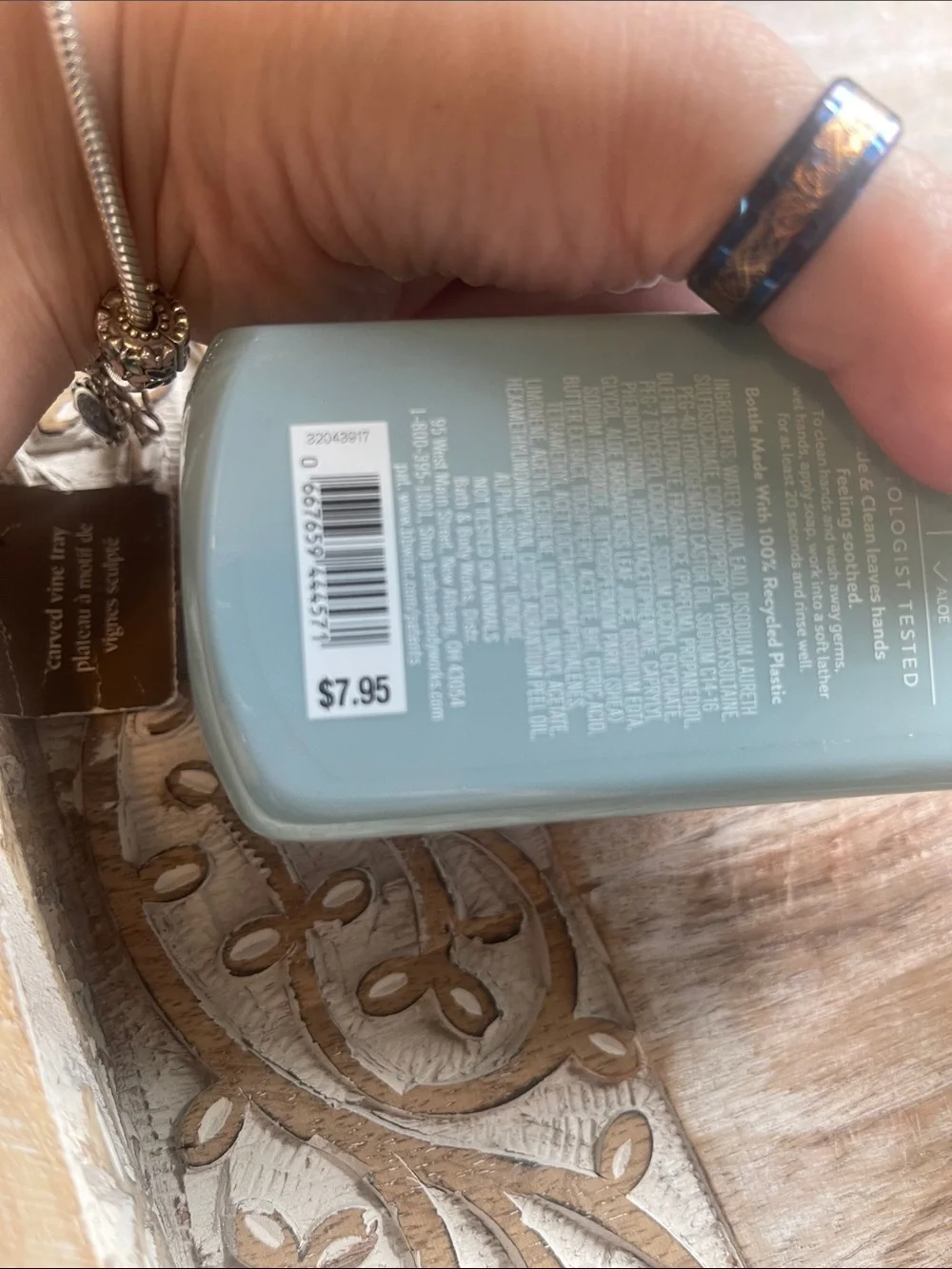 Bath & Body Works Morning Rainstorm Foaming Soap - Sage Green